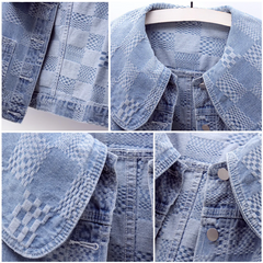 Sienna - Denim Jacket with Big Collar
