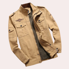 Daniel - Military Field Jacket — Khaki