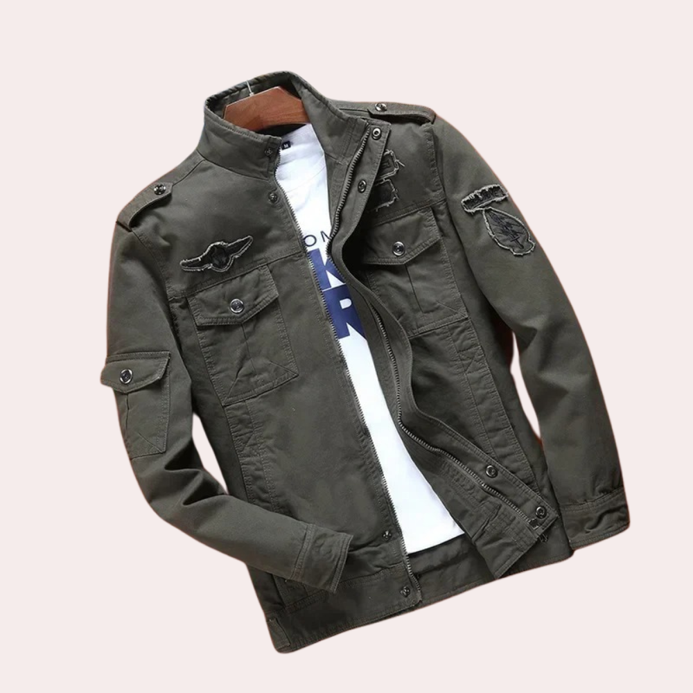 Daniel - Military Field Jacket — Olive green