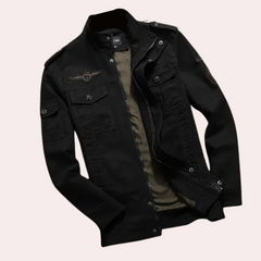 Daniel - Military Field Jacket — Black
