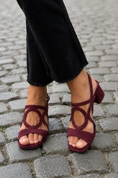 Clementine - Ring Detail Block Sandals