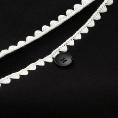 Shirley - Tweed Coat with Pearl Trim