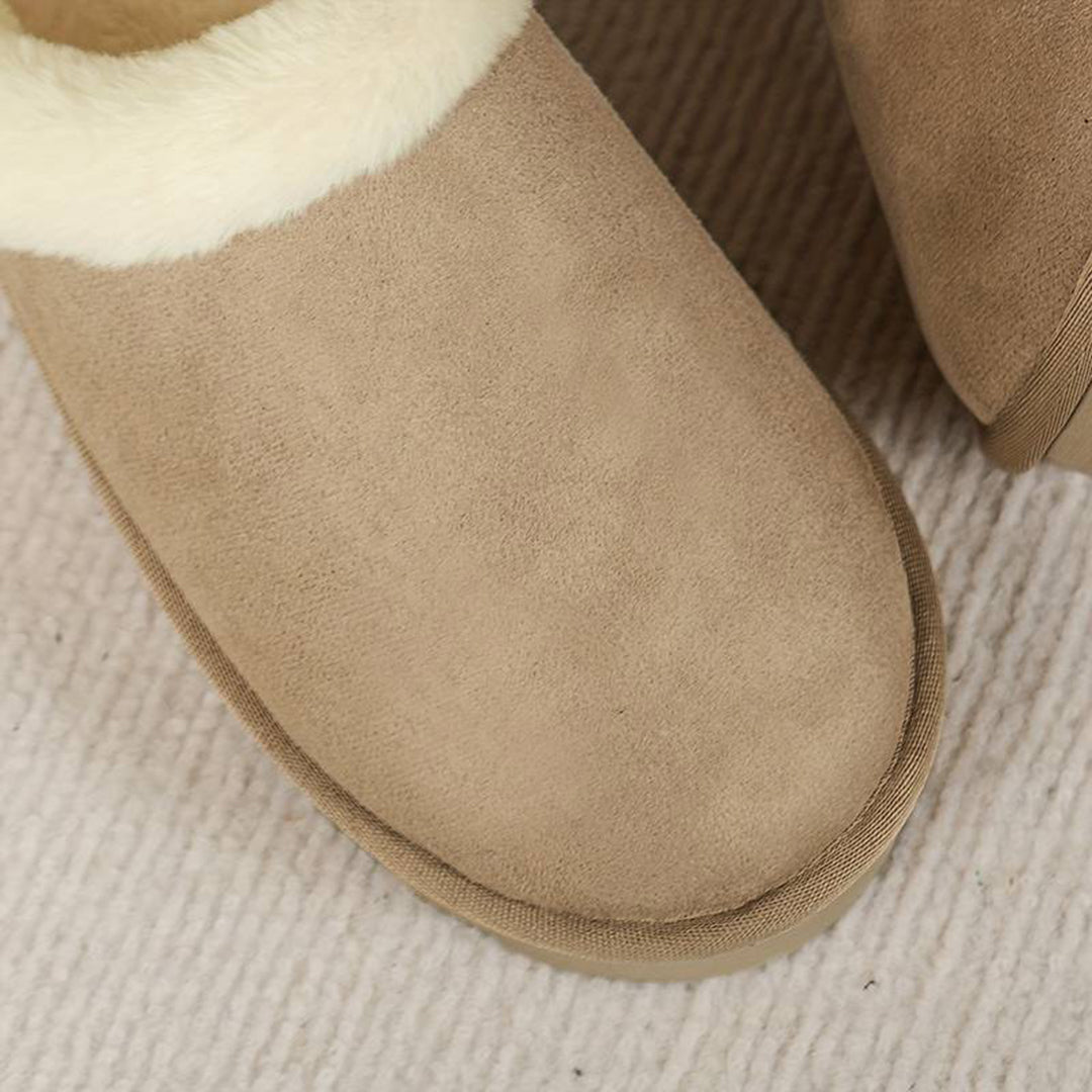 Philippa - Fur Lined Platform Slippers