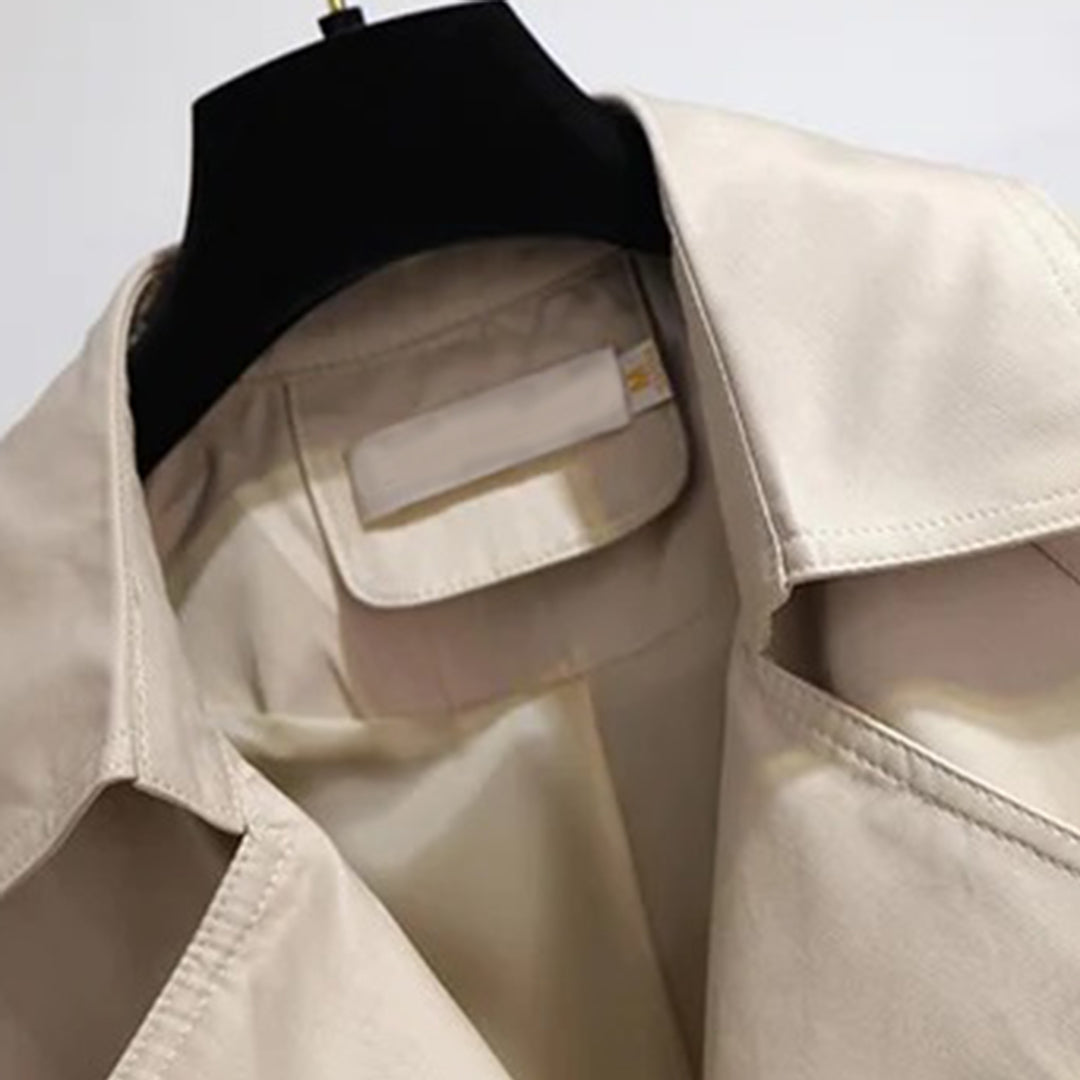 Wilhelmina - Trench Coat with Check Lining
