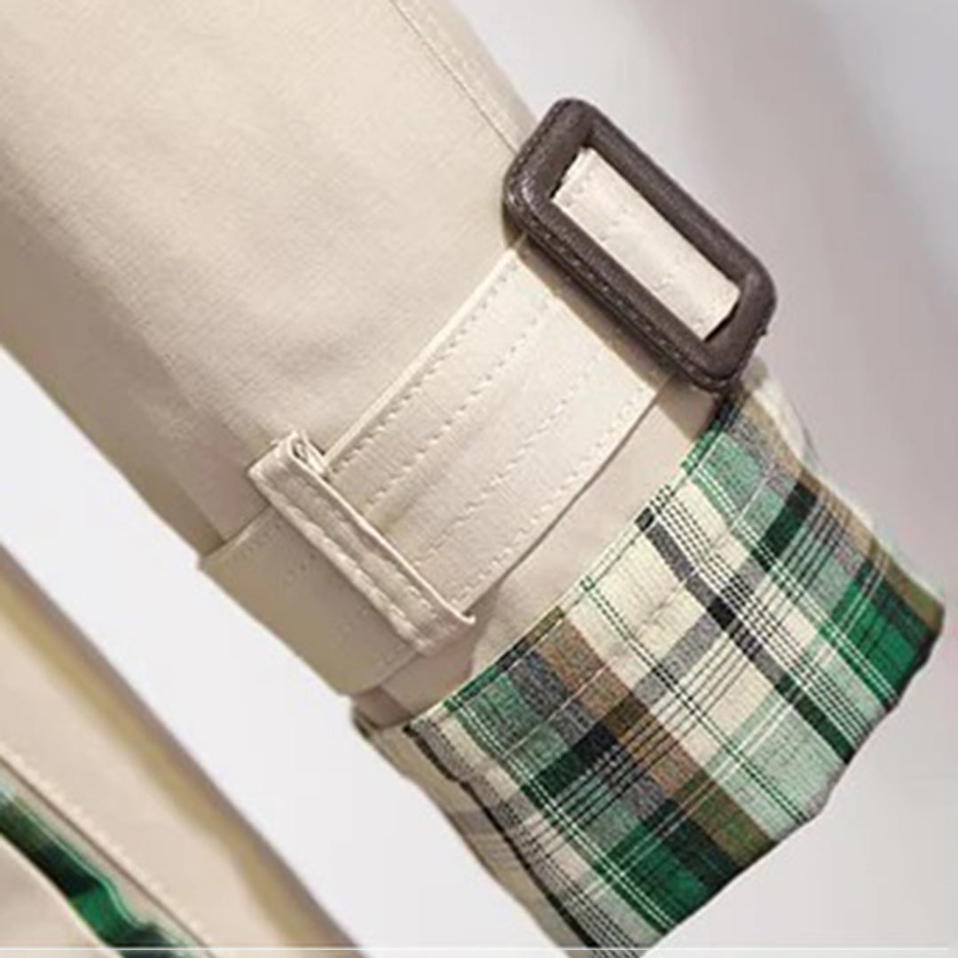 Wilhelmina - Trench Coat with Check Lining