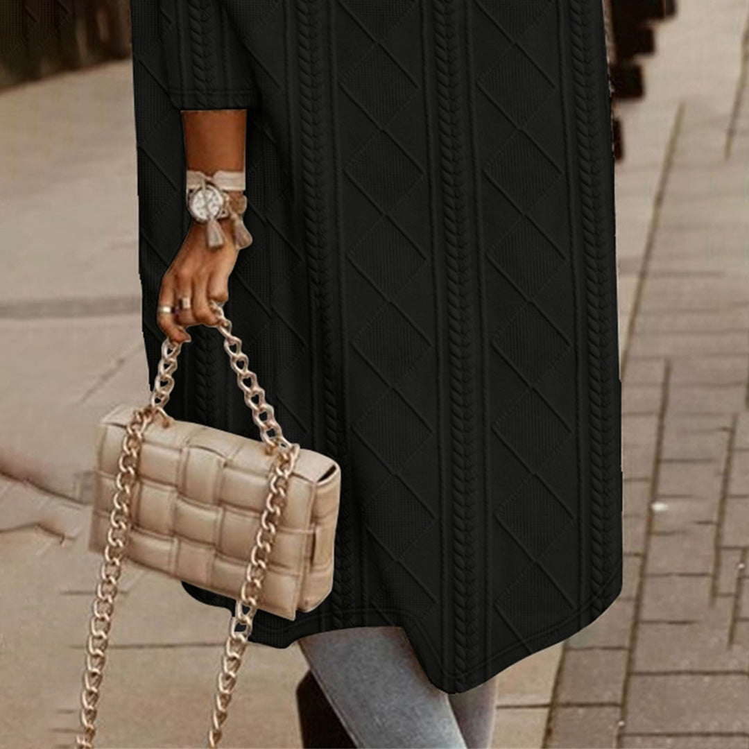 Gwyneth - Long Knit Hooded Cardigan