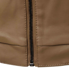 Darren - Leather Bomber Jacket
