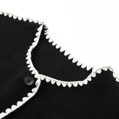 Shirley - Tweed Coat with Pearl Trim