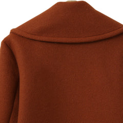 Francesca - Tailored Wool Coat with Lapels