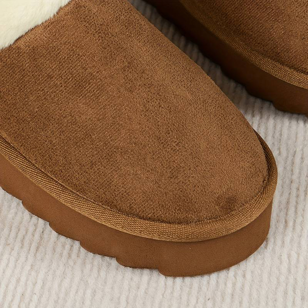 Philippa - Fur Lined Platform Slippers