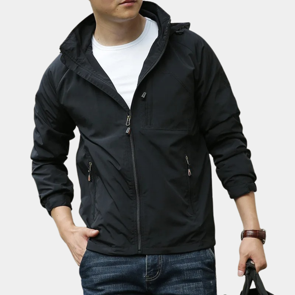 Oswald - Lightweight Cargo Jacket — Black