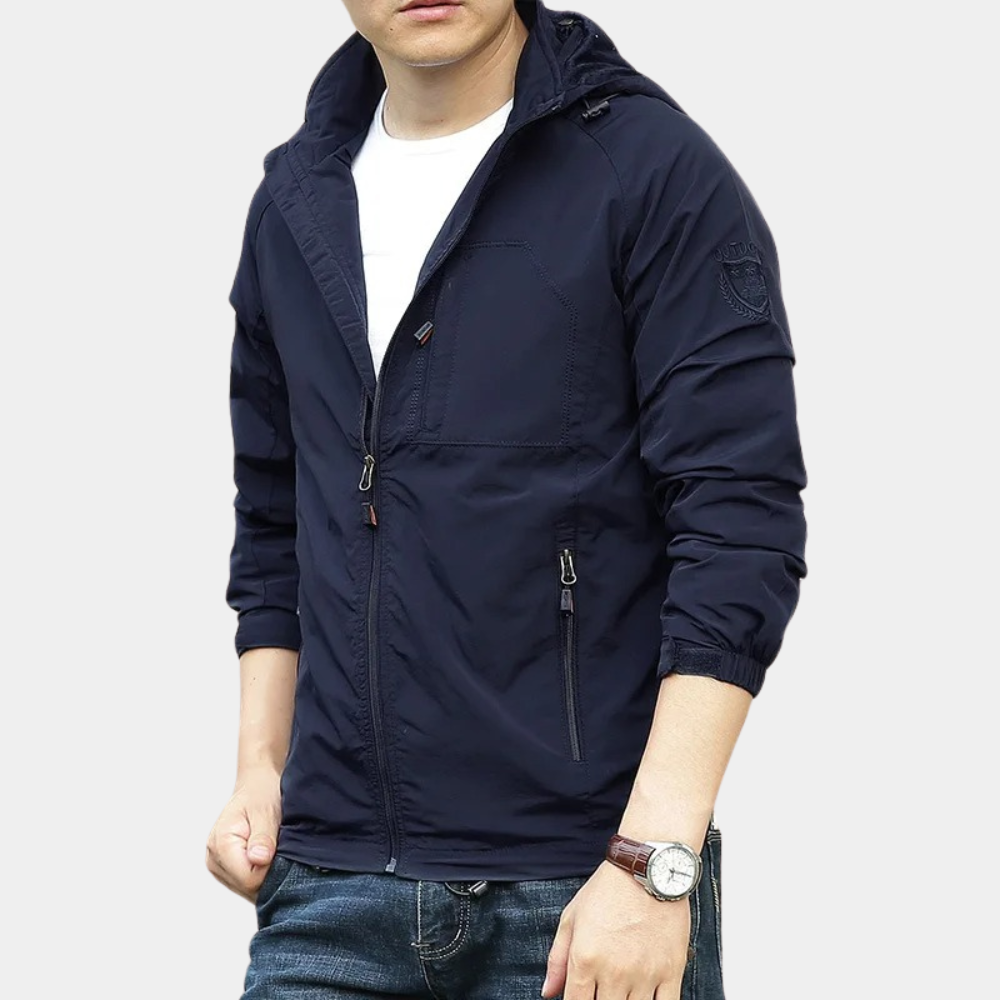 Oswald - Lightweight Cargo Jacket — Navy blue