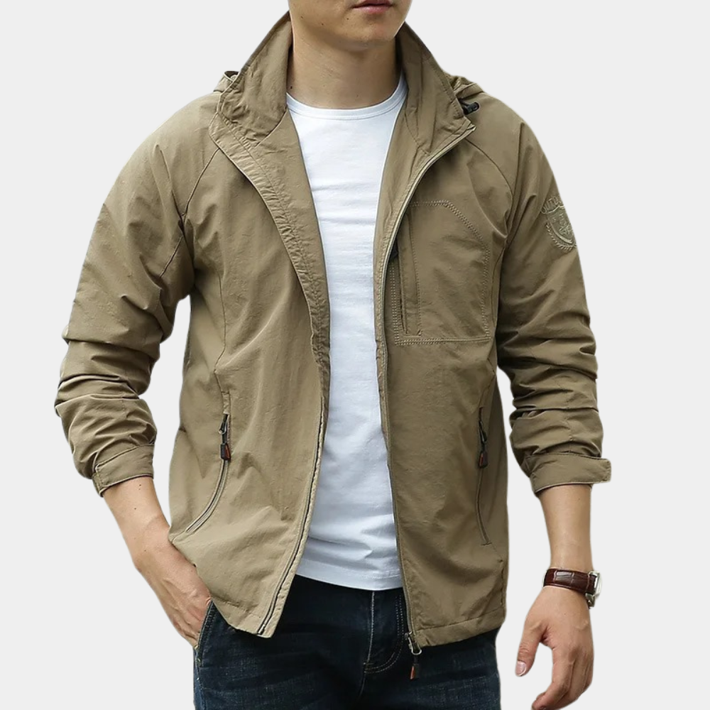 Oswald - Lightweight Cargo Jacket — Khaki
