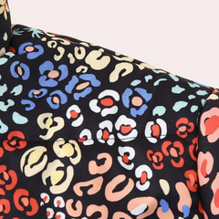 Zinnia - Floral Quilted Jacket with Collar
