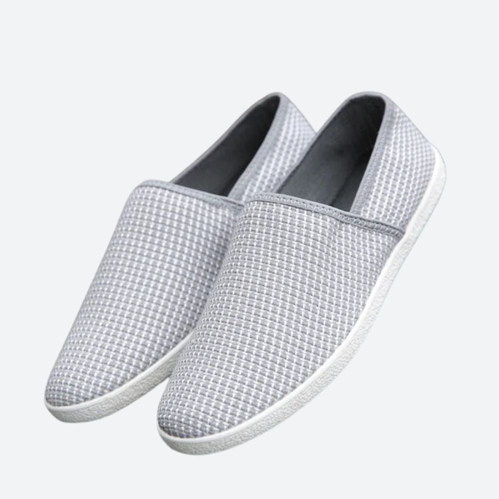 Gabriel - Woven Slip on Shoes — Grey
