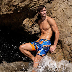 Sylvester - Tropical Print Swim Shorts