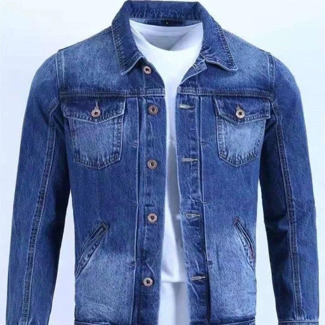 Donovan - Light Denim Trucker Jacket — Dark blue