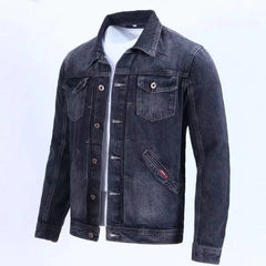 Donovan - Light Denim Trucker Jacket — Dark grey