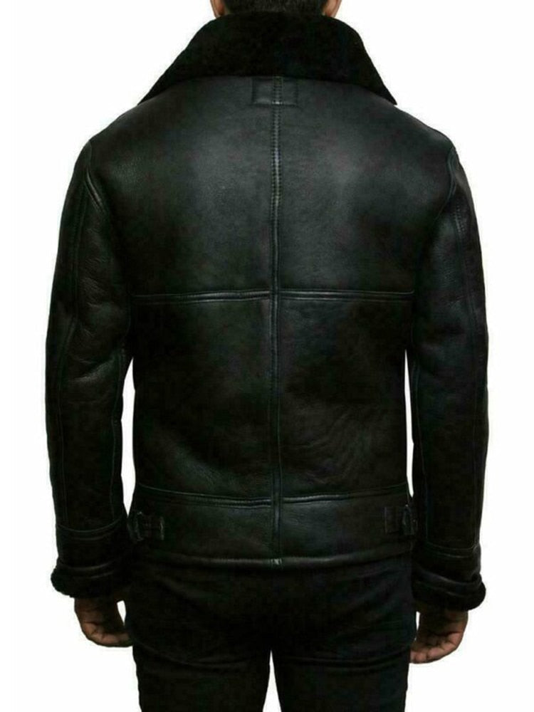 Dean - Shearling Aviator Coat
