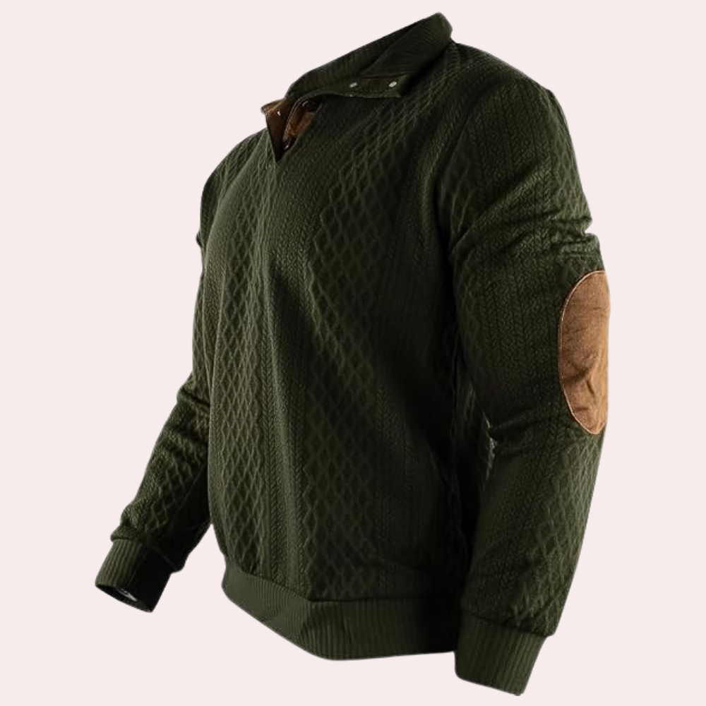Terence - Jumper with Elbow Patches