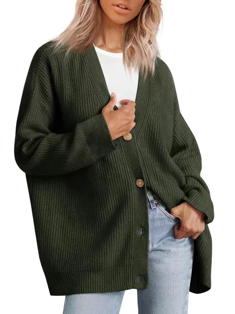 Clementine - Relaxed Button Cardigan