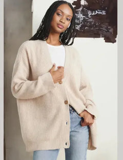 Clementine - Relaxed Button Cardigan
