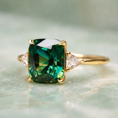 Fionn - Green Crystal Cocktail Ring
