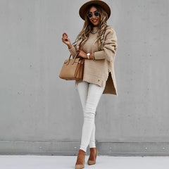 Philippa - Waffle Knit Oversized Jumper