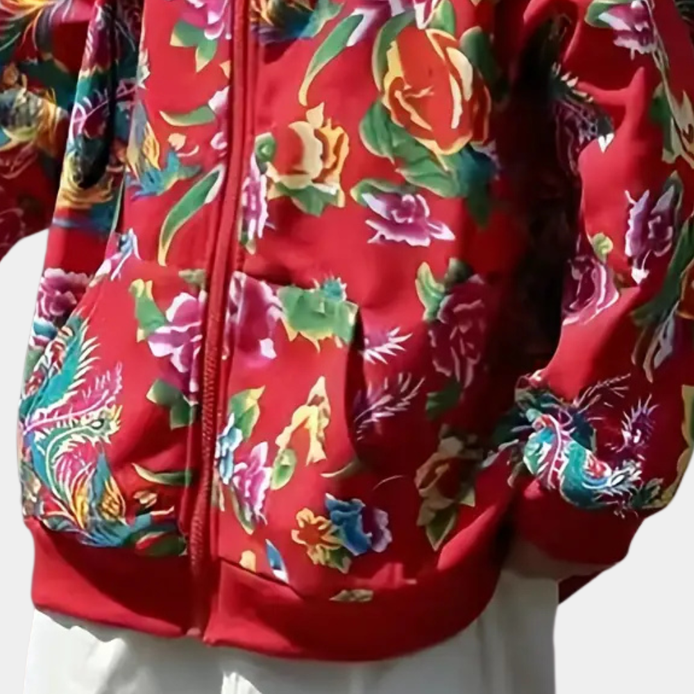 Dominic - Floral Print Padded Jacket