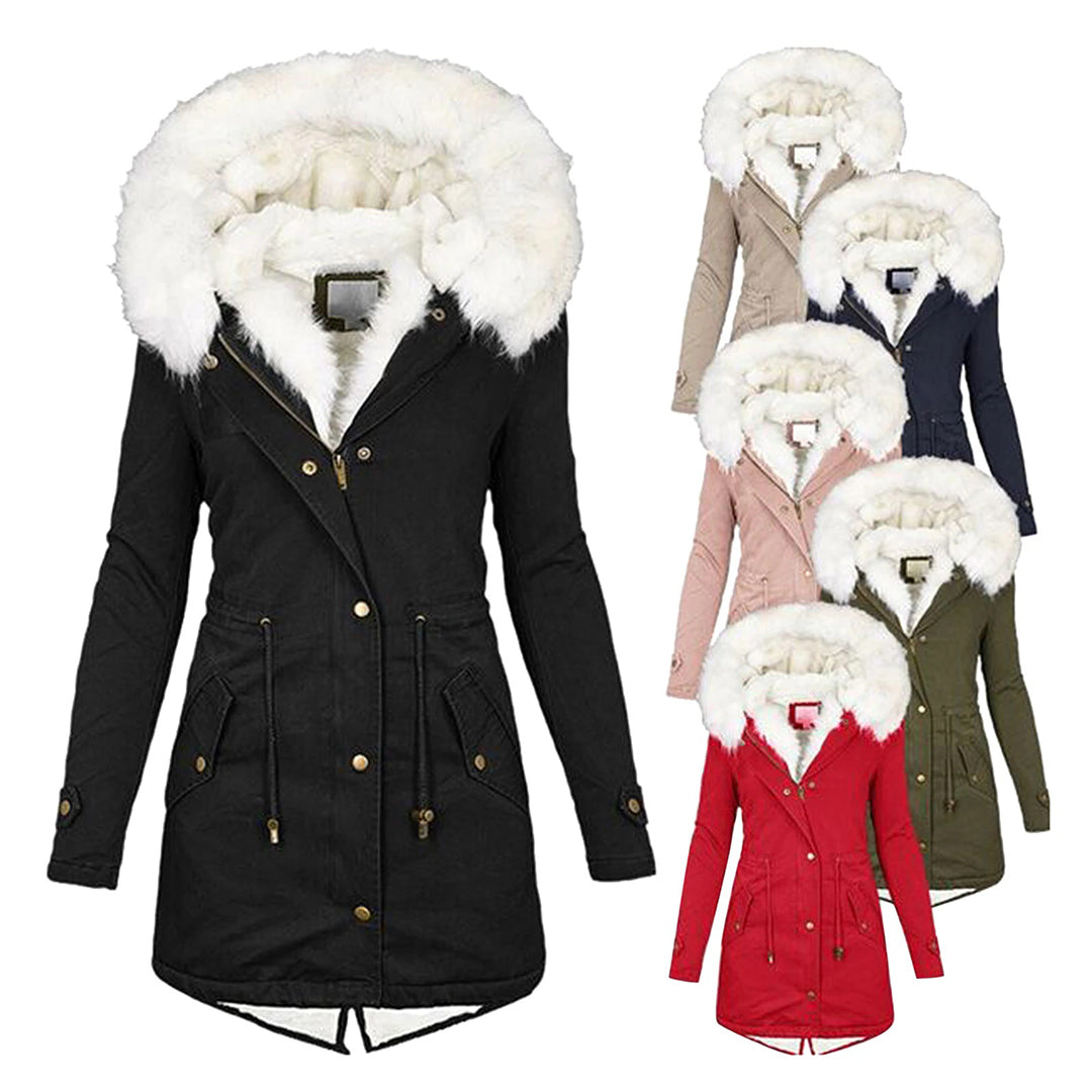 Cordelia - Padded Parka with Fur Hood
