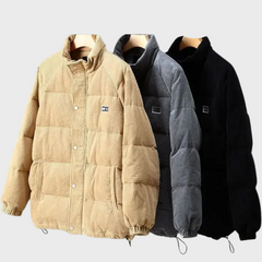 Terence - Corduroy Stand Collar Jacket
