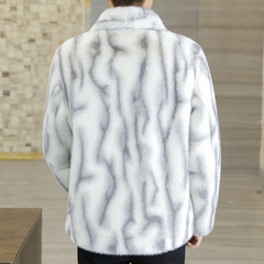 Harvey - Faux Fur Coat in White