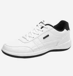 Clarence - Lace up Casual Trainers — White