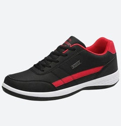 Clarence - Lace up Casual Trainers — Red