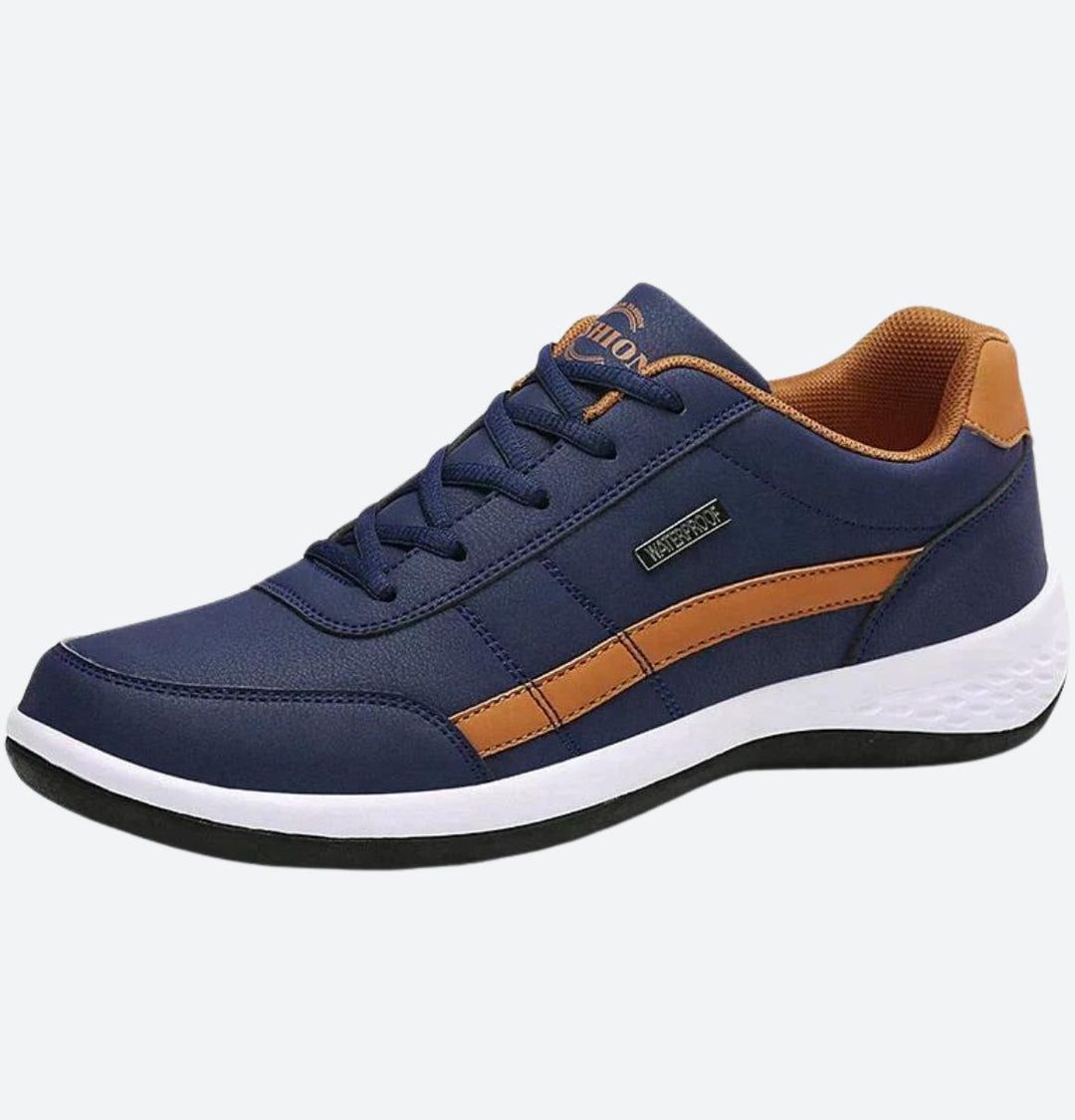 Clarence - Lace up Casual Trainers — Blue