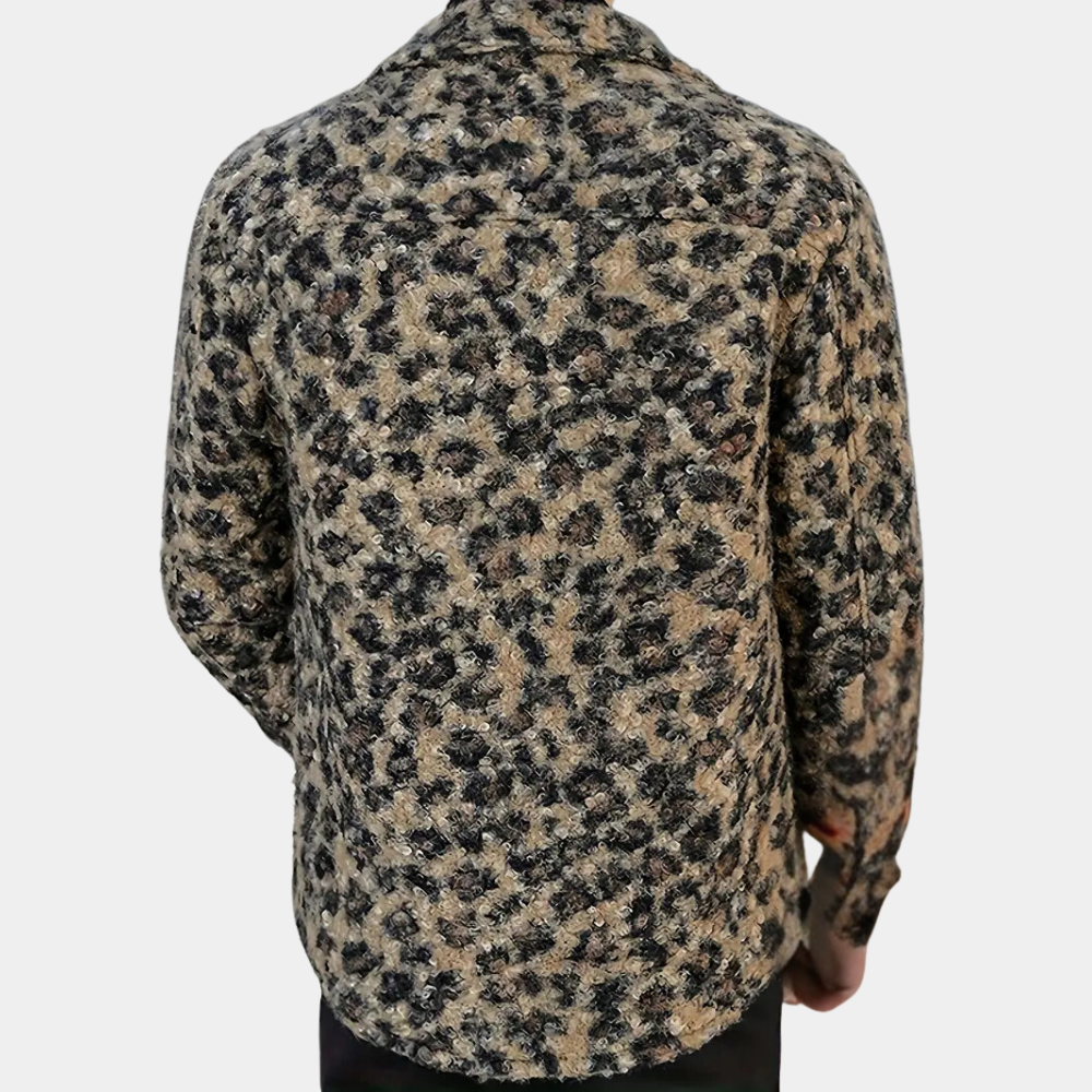 Forrest - Leopard Print Shirt Jacket