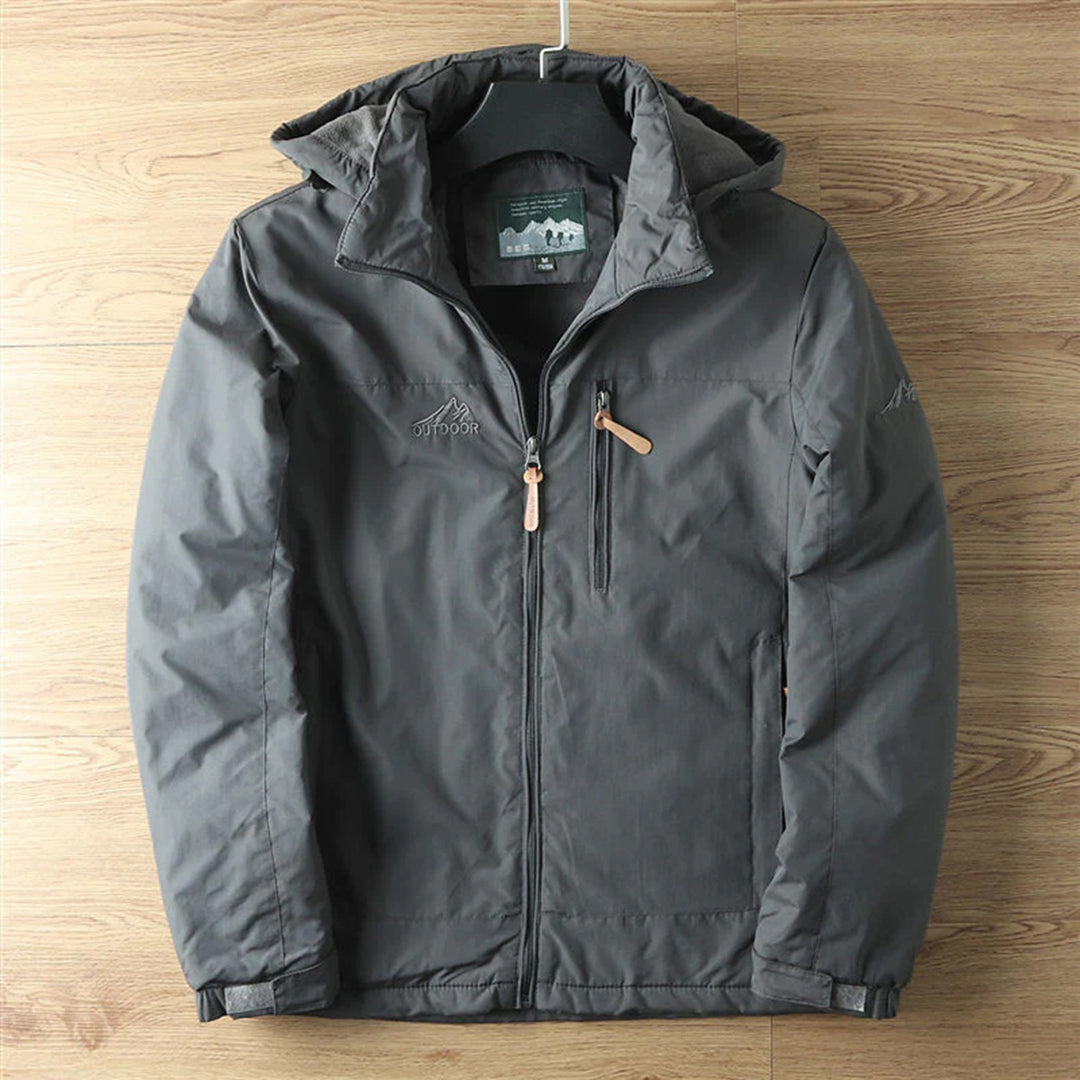Archer - Hooded Outdoor Coat — Grey