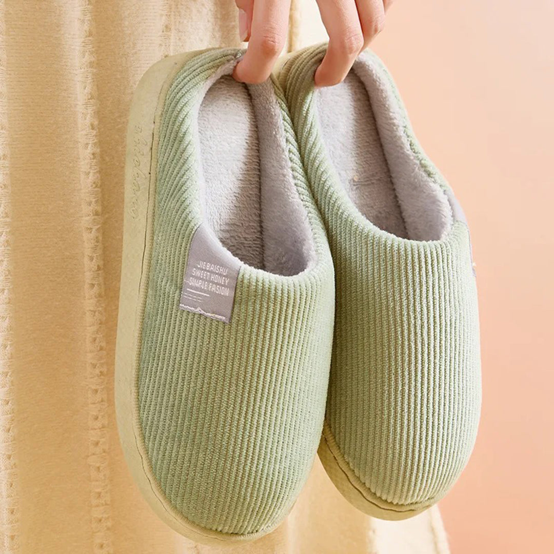 Arlette - Corduroy House Slippers
