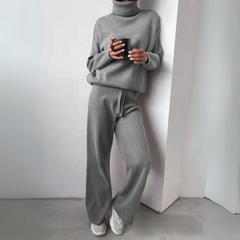 Anna - Turtleneck and Trouser Set — Gray