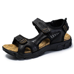 Gabrielle - Velcro Trekking Sandals — Black