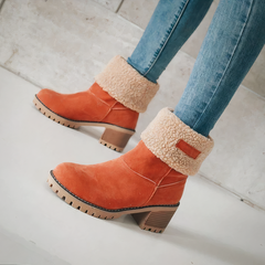 Rosalind - Ankle Boots with Fleece Cuff