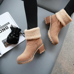 Rosalind - Ankle Boots with Fleece Cuff