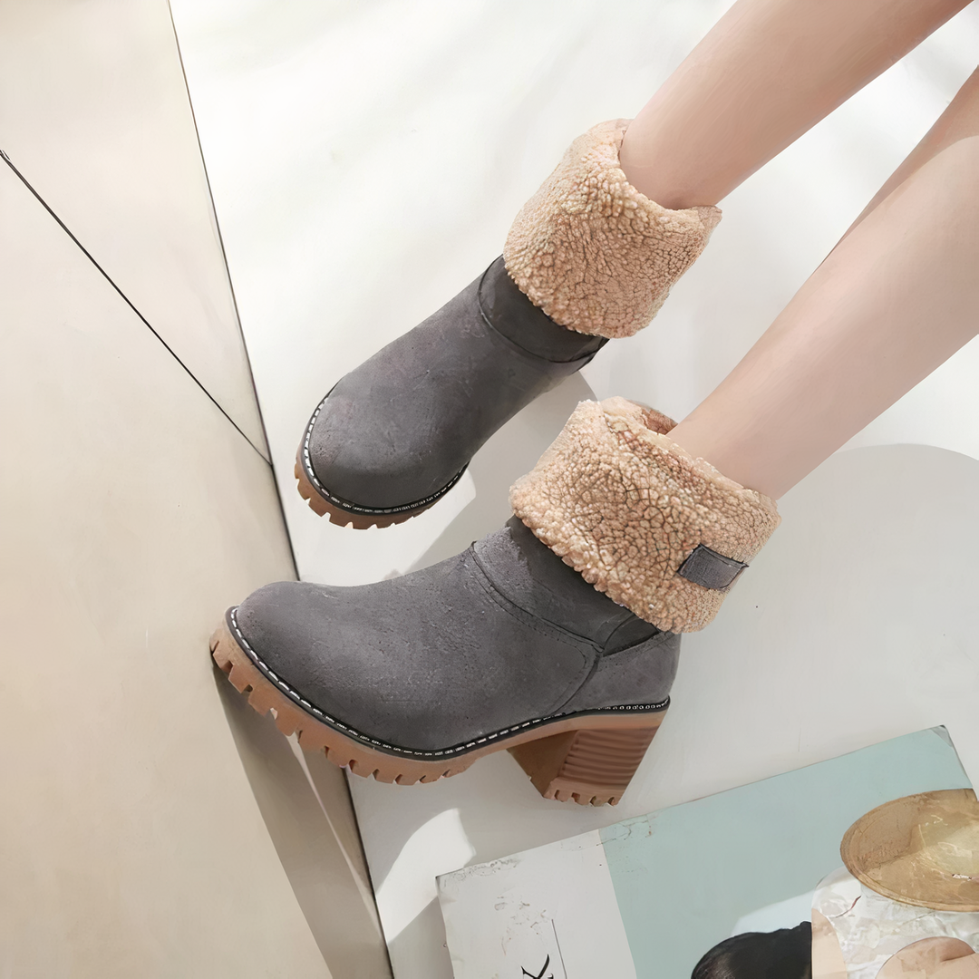 Rosalind - Ankle Boots with Fleece Cuff