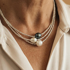 Ashlyn - Two Strand Pearl Necklace