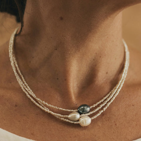 Ashlyn - Two Strand Pearl Necklace