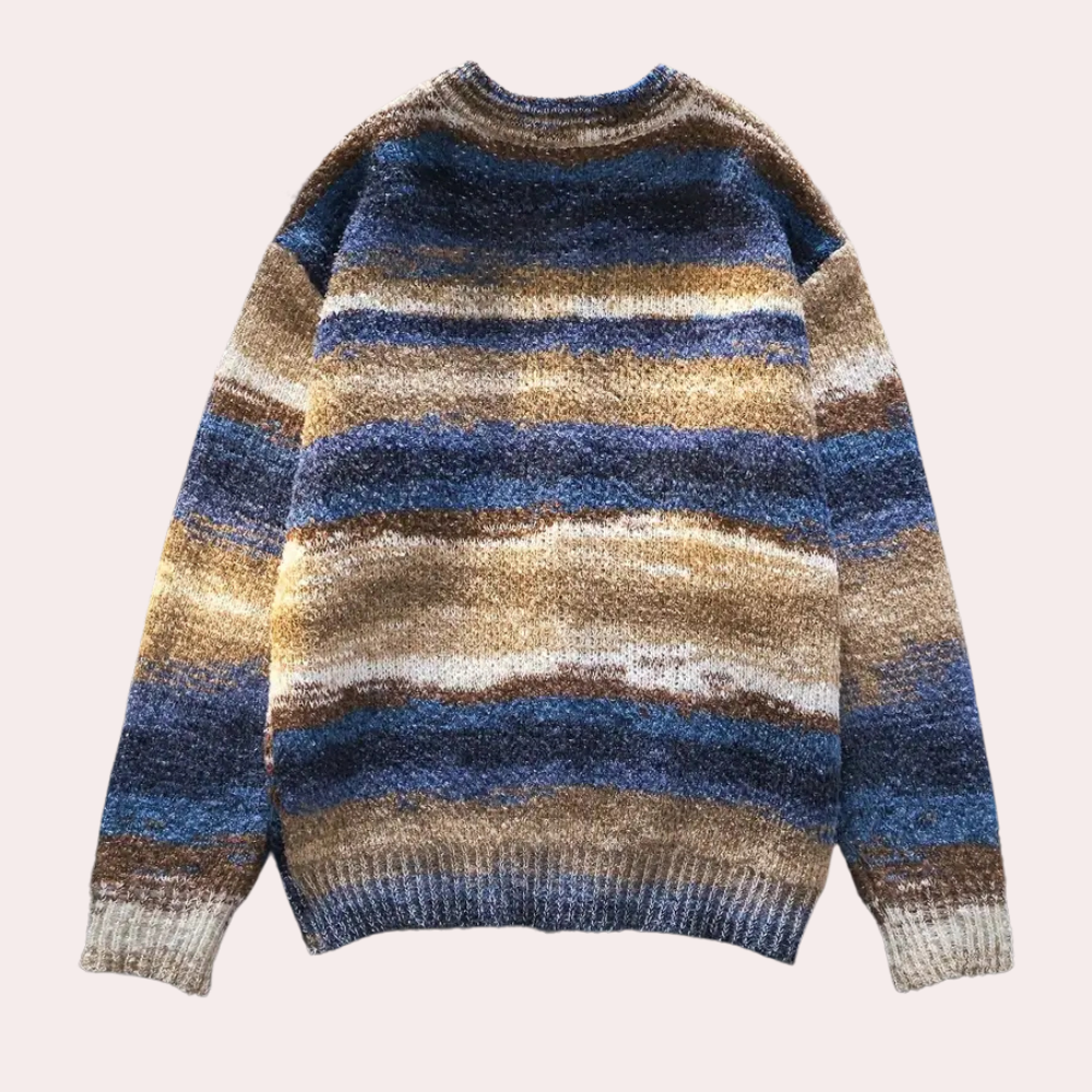 Lindsay - Striped Button Cardigan