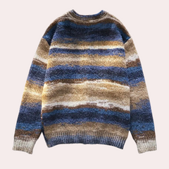 Lindsay - Striped Button Cardigan