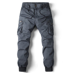 Jack - Cargo Joggers with Cuffs — Charcoal