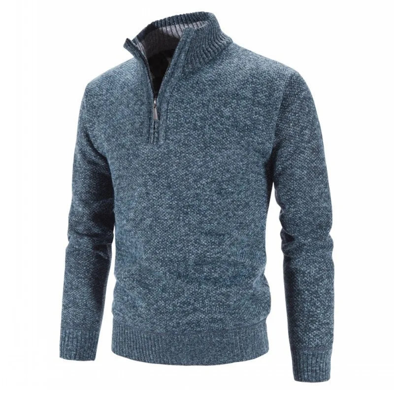 Leo - Marled Half Zip Jumper