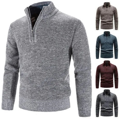 Leo - Marled Half Zip Jumper